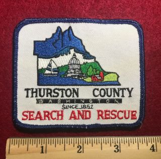 Thurston County Search And Rescue Sar Patch Washington Wa Patch Capital