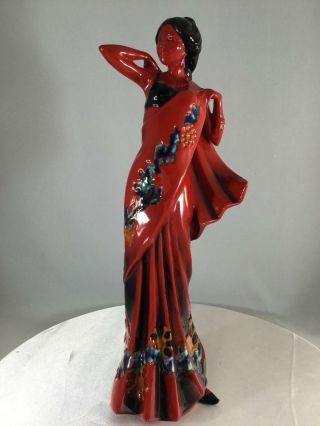 Royal Doulton Flambe Figurine Eastern Grace Hn 3683 Limited Edition 39 Of 2500