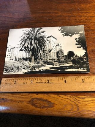 Vintage Real Photo Postcard Rppc Bacon Hall U Of C University Of California?
