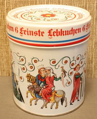 Vintage Very Rare German (empty) Tin Box
