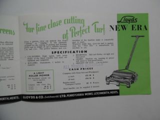 1927 Lloyds Turf Golf Green Lawn Mower Pluviette Sprinkler Brochure Vintage UK 4