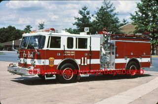 Fire Apparatus Slide,  Wagon 11,  Sterling / Va,  1991 Pierce