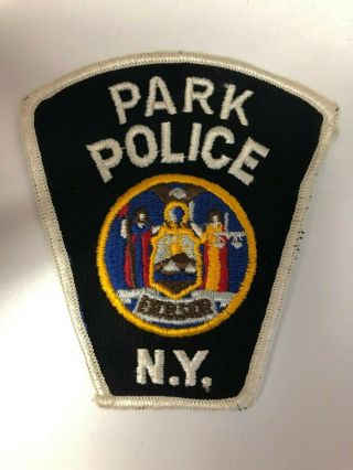 Old Rare York State Park Police Patch - Cheesecloth