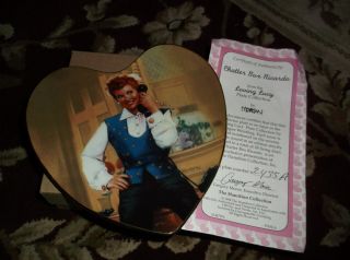 I Love Lucy " Chatter Box Ricardo " Collector Hamilton Plated With Certificate