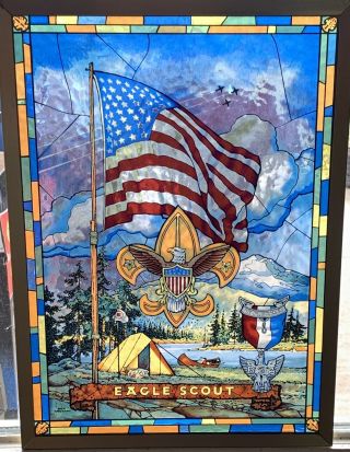 Eagle Scouts Boy Scouts Of America Stained Glass Picture Jack Woodson