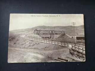 Rppc 102 - (b) Lower Viaduct,  Oneonta N.  Y.  Marked Utica Eng.  Co.