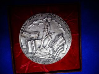 SESQUICENTENNIAL OF UNCLE SAM 7 TROY OUNCE PURE SILVER MEDALLION 2