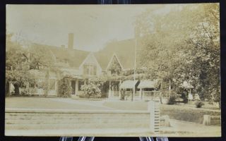Postcard Big House Early 20th Real Rppc Whitinsville Mass Ma Posted 1915