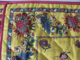 Vtg French Souleiado Set of 4 Place Mats 4