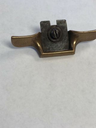 Vintage Mini Brass Spoke Shave / Finger Crafting Plane