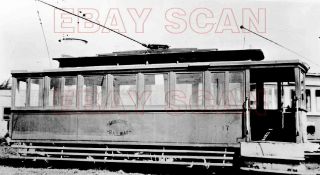 8h654 Junk Neg/rp 1940s? Eureka Municipal Railway Car 17 Eureka Ca
