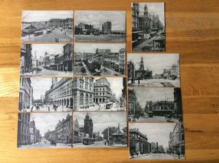 Vintage Postcards,  Australia,  Sydney,  Sydney Streets Series,  Trams,  Kerry,  12 Cards