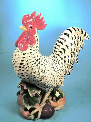Fitz & Floyd Gardening Gourmet (16 ") Ceramic Rooster