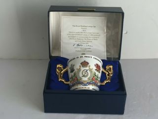 The Royal Wedding Loving Cup Paragon China Charles And Diana Ltd Ed W Box,