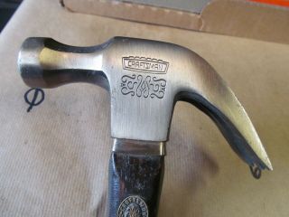 Vintage Craftsman Collector ' s Workshop Series Hammer - Wood Handle - Orig.  Box 3