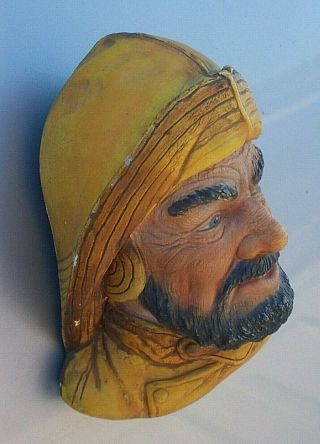 VINTAGE RETRO VERY RARE OLD LEGEND CHARACTER WALL MASK LIFEBOATMAN NOT RECORDED. 2
