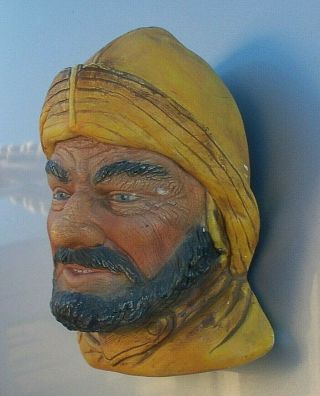 VINTAGE RETRO VERY RARE OLD LEGEND CHARACTER WALL MASK LIFEBOATMAN NOT RECORDED. 3