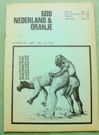 Provo 1967: God Nederland & Oranje 8; 12x Willem (holtrop),  1x Topor