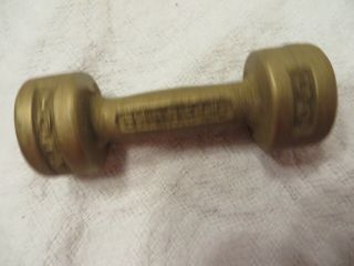 Vintage York Barbell Co.  USA Paperweight Cast Iron 2