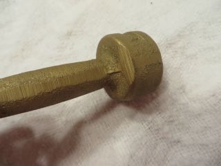 Vintage York Barbell Co.  USA Paperweight Cast Iron 5