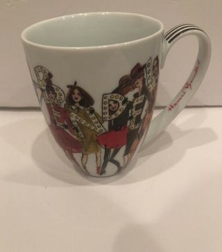 Henri Bendel Rare Oversize Mug Coffee Cup York City Fifth Avenue