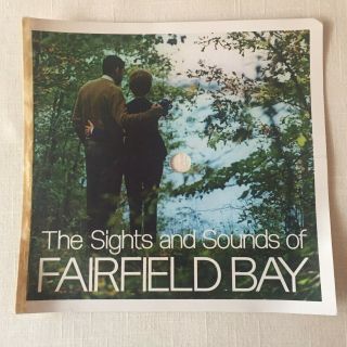 VTG SIGHTS & SOUNDS OF FAIRFIELD BAY ADVERTISING OZARK ARKANSAS w/ 33 1/2 RECORD 2
