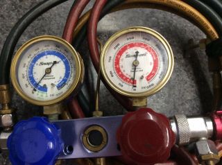 Snap On Tools A/c Manifold Gauges And Hoses