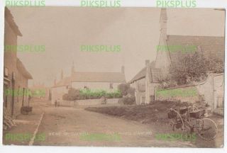 Old Postcard Coxwell Faringdon Berks Note Velocipede Tricycle Real Photo C.  1905