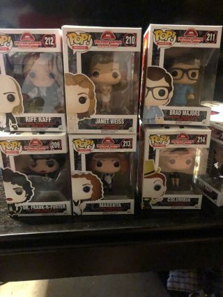Funko Pop Movies The Rocky Horror Picture Show Complete Set Of 6