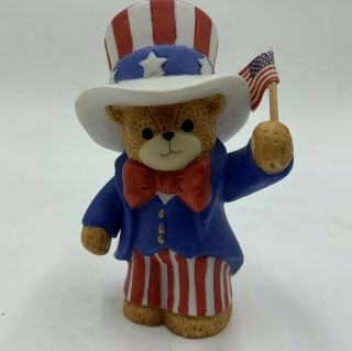 Lucy & Me Patriotic Usa Fourth Of July Independance Day Enesco Figurine Sam