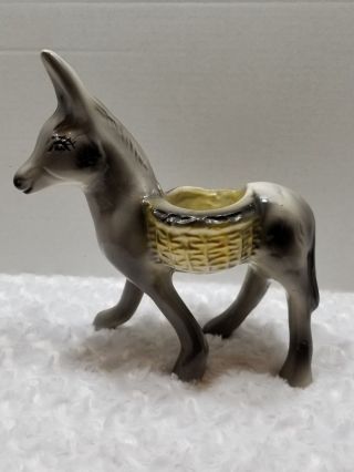 Vintage Large Ceramic Donkey/ Mule Planter Unmarked