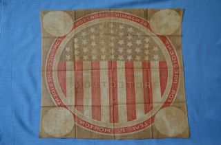 1888 Harrison & Morton Presidential Cloth Bandana 5