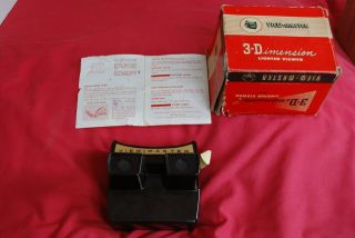 VIEW MASTER BAKELITE BOXED MODEL F LIGHTED VIEWER LATE 1950S TO MID 1960S 3