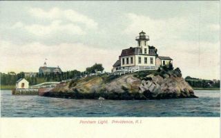 Pomham Light House Providence Ri Rhode Island Lighthouses