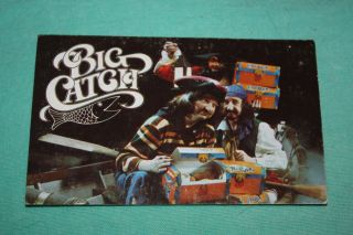 Vintage Postcard Big Catch Fish,  Pirates