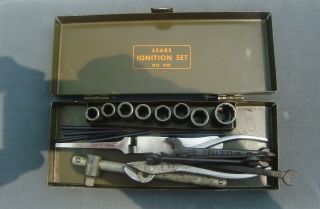 Vintage Sears Craftsman Ignition Ratchet Socket Wrench Set No.  400