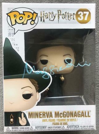 Maggie Smith Signed Funko Pop (minerva Mcgonagall,  Harry Potter) 37
