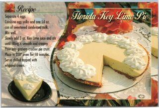 Florida Key Lime Pie Recipe