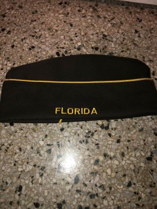 VTG.  W.  Seminole FL.  VFW chapter 10139,  Life Member Garrison Dress Hat/cap.  7 1/4 5