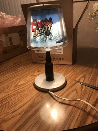Coors Beer Lamp And Light