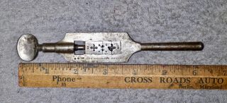S.  W.  Card.  No.  00 Tap Handle With Dies,  Mansfield Mass.  Usa 6.  5 " Long