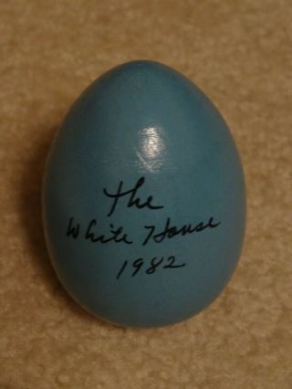 White House Easter Egg Roll 1982 Wooden Egg 3
