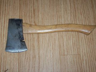 Vintage Collins Hatchet With Nail Puller - Collins Hickory Handle