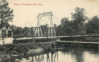 Jersey Photo Postcard: View Of Bridge At Paulsboro,  Nj