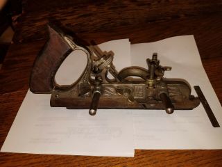 Antique Stanley No.  45 Combination Plane - Antique Woodworking Hand Tool Pat.  1895