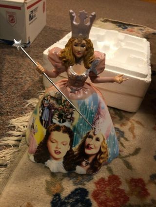 Bradford Exchange Glittering Goodness Wizard Of Oz Glinda Resin Figurine