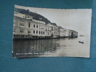 1940 Las Penas Guayaquil Ecuador - South America Rp Postcard,  Censor Postmark