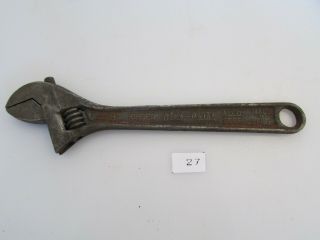 Vintage 8 " Snap On Blue Point Adjustable Crescent Wrench Usa Made Tool