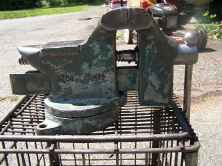 LITTLESTOWN No.  400 Swivel Bench Vise Anvil Rounding Horn USA 2