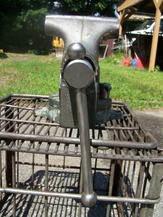 LITTLESTOWN No.  400 Swivel Bench Vise Anvil Rounding Horn USA 4